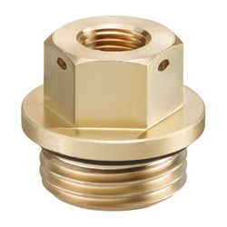 Oventrop Stopfen für Temperaturfühler für Regudis W, G 1/2" x M 10x1... OVENTROP-1349051 4026755384758 (Abb. 1)