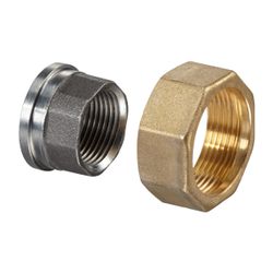 Oventrop Anschluss-Set für Regumat DN 25 Überwurfmutter G 1 1/2" und Gewindetülle 1" ... OVENTROP-1350457 4026755342406 (Abb. 1)