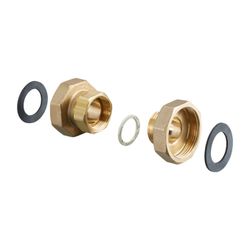 Oventrop Anschlussverschraubung für Regumat RTA, 2 x G 1 1/2" Innengewinde, 2-fach... OVENTROP-1351655 4026755305401 (Abb. 1)