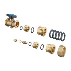 Oventrop Wärmezählereinbauset für Regumat S/M3-180 DN 25, Baujahr ab 2015... OVENTROP-1352250 4026755429039 (Abb. 1)