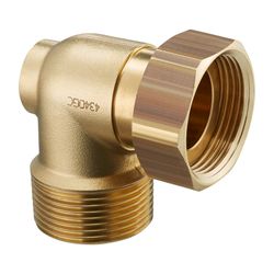 Oventrop Anschlusswinkel für Speicher- Verrohrung, 1 1/4" Überwurfmutter x R 1 1/4" A... OVENTROP-1359043 4026755352795 (Abb. 1)