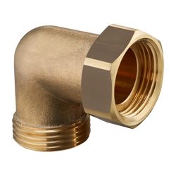 Oventrop Anschlusswinkel für Kesselverrohrung, G 1” Außengewinde x G 1” Überwurfmutte... OVENTROP-1359062 4026755318159 (Abb. 1)