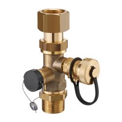 Oventrop Solar-Kappenventil für Expa Con DN 20 Rp 3/4" Innengewinde x G 3/4" Außengew... OVENTROP-1364185 4026755370034 (Abb. 1)
