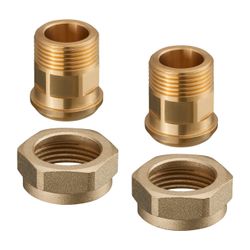 Oventrop Anschluss-Set für Regusol DN 25 Überwurfmutter G 1” und Tülle G 3/4" Außenge... OVENTROP-1369085 4026755330861 (Abb. 1)