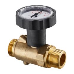 Oventrop Kugelhahn für Regumaq X-30/XZ-30, Primärkreis Vorlauf, Thermometer Rot, 1381... OVENTROP-1381095 4026755366990 (Abb. 1)