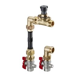 Oventrop Wärmemengenzähler-Anschluss-Set für Verteiler Eckausführung, Hycocon VTZ, Ku... OVENTROP-1404578 4026755350371 (Abb. 1)