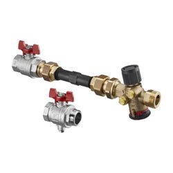 Oventrop Wärmemengenzähler-Anschluss-Set mit Cocon QTZ 180-1300l/h, Durchgangsausführ... OVENTROP-1404883 4026755388176 (Abb. 1)