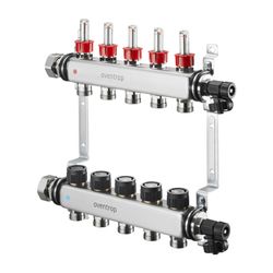 Oventrop Edelstahl-Verteiler 1" Multidis SF für 9 Kreise, 0-5 l, min... OVENTROP-1406359 4026755440508 (Abb. 1)