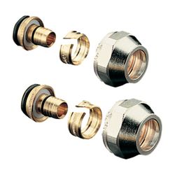 Oventrop Cofit S Klemmringverschraubung 2fach für Copipe 16x2,0mm x G 3/4" Überwurfmu... OVENTROP-1507935 4026755192179 (Abb. 1)