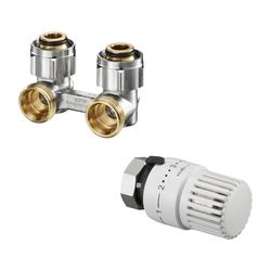 Oventrop Set vindo TH und Multiflex Eckausführung, G 3/4" Außengewinde... OVENTROP-1715814 4026755448832 (Abb. 1)