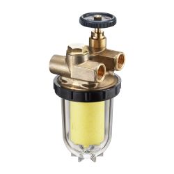 Oventrop Oilpur Z A Heizölfilter-Zweistrang DN 10 3/8" Innengewinde, Edelstahl 100-15... OVENTROP-2120103 4026755151411 (Abb. 1)