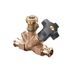 Oventrop Aquastrom F Freistromventil DN 25 beidseitig Pressanschluss 28mm, mit Entlee... OVENTROP-4201255 4026755344882 (Abb. 1)