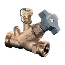 Oventrop Aquastrom F Freistromventil DN 25 G 1 1/4" x G 1 1/4" mit Entleerung, Rotgus... OVENTROP-4202208 4026755156157 (Abb. 1)