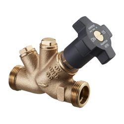 Oventrop Aquastrom KFR Kombiniertes Freistromventil DN 40 G 1 3/4" x G 1 3/4" ohne En... OVENTROP-4207812 4026755157222 (Abb. 1)