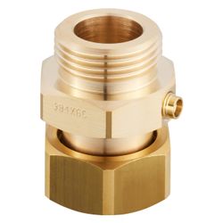 Oventrop Anschlussstück für Cocon Impulsleitung, G 1" AG, G 1" ÜM, M8x1 Anschluss für... OVENTROP-9010509 4026755498394 (Abb. 1)