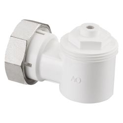 Oventrop Winkeladapter für Ventilheizkörper, Gewindeanschluss M30x1,5, Weiß, 1011450... OVENTROP-1011450 4026755208160 (Abb. 1)
