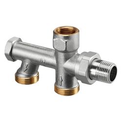 Oventrop Uno Einrohr-Anschlussstück G 3/4" Außengewinde, mit Messingverschraubung, 10... OVENTROP-1013162 4026755115628 (Abb. 1)