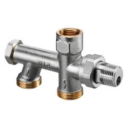 Oventrop Uno Einrohr-Anschlussstück DN 15, 3/4" Außengewinde für vertauschten Vorlauf... OVENTROP-1013164 4026755370867 (Abb. 1)