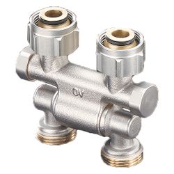 Oventrop ZB Multiflex F Absperrverschraubung schwenkbar 3/4" Überwurfmutter x 3/4" AG... OVENTROP-1015711 4026755183931 (Abb. 1)