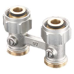 Oventrop ZB Multiflex Absperrverschraubung 3/4" Überwurfmutter x 3/4" AG, Messing ver... OVENTROP-1015813 4026755228878 (Abb. 1)
