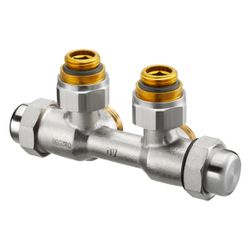 Oventrop Multiflex FQ Verschraubung für G 1/2" IG, Eckausführung links, G 1/2" Außeng... OVENTROP-1015874 4026755443127 (Abb. 1)
