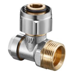 Oventrop Combi 3 Multiflex Absperrwinkelverschraubung, 3/4" Überwurfmutter x 3/4" Auß... OVENTROP-1016569 4026755302592 (Abb. 1)