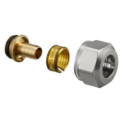 Oventrop Ofix Klemmringverschraubung, M24x1,5,14x2mm, 2-fach, für Kunststoffrohr, 101... OVENTROP-1016823 4026755250350 (Abb. 1)
