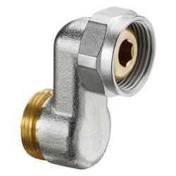 Oventrop S-Anschlussverschraubung G 3/4" AG x G 3/4" ÜM, Messing, vernickelt, 1019205... OVENTROP-1019205 4026755499315 (Abb. 1)