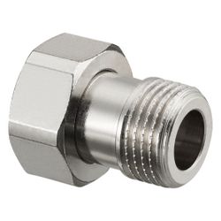 Oventrop Reduzierverschraubung DN 10/15, 5/8" Innengewinde, Überwurfmutter 1/2" Außen... OVENTROP-1019351 4026755118674 (Abb. 1)