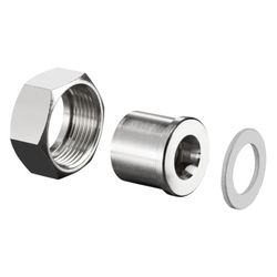 Oventrop Verschraubung, flachdichtend zur Bypassleitung DN 20, 3/4" Innengewinde und ... OVENTROP-1019386 4026755118780 (Abb. 1)