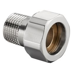 Oventrop Verschraubung, flachdichtend zum Heizkörper DN 15, 1/2" Außengewinde und Übe... OVENTROP-1019394 4026755118797 (Abb. 1)