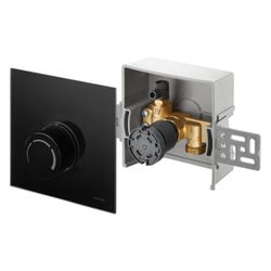 Oventrop Unibox RTL Rücklauftemperaturbegrenzer Echtglas Schwarz, 1022751... OVENTROP-1022751 4026755462586 (Abb. 1)