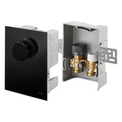 Oventrop Unibox T-RTL Thermostat, RTL, Echtglas Schwarz, 1022771... OVENTROP-1022771 4026755463286 (Abb. 1)