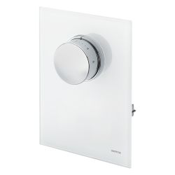 Oventrop Abdeckung mit Thermostat für Unibox T-RTL, Echtglas Weiß, 1022777... OVENTROP-1022777 4026755471663 (Abb. 1)