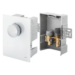Oventrop Unibox TQ-RTL Thermostat RTL Q-Tech, Echtglas Weiß, 1022780... OVENTROP-1022780 4026755463309 (Abb. 1)