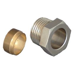 Oventrop Ofix CEP Klemmringverschraubung für IG, für Kupferrohr 1/2x10mm, vernickelt,... OVENTROP-1028152 4026755295979 (Abb. 1)