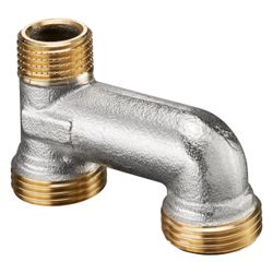 Oventrop h-Anschlussstück 1/2" Außengewinde, 2x G 3/4" Außengewinde, Messing vernicke... OVENTROP-1028750 4026755119893 (Abb. 1)