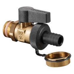 Oventrop Optiflex Kugelhahn DN 10, 3/8" Außengewinde mit Schlauchverschraubung und Ve... OVENTROP-1033313 4026755199581 (Abb. 1)