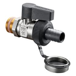 Oventrop Optiflex Kugelhahn DN 15, 1/2" Außengewinde Schlauchverschraubung und Versch... OVENTROP-1033352 4026755199864 (Abb. 1)