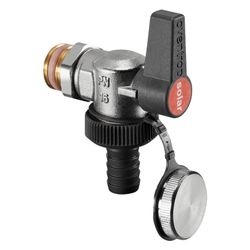 Oventrop KFE-Optiflex Kugelhahn DN 15 Eckausführung für Solar, 1033672... OVENTROP-1033672 4026755394771 (Abb. 1)