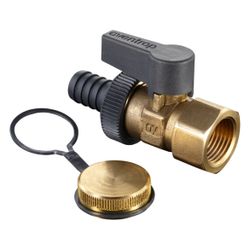 Oventrop Optiflex Kugelhahn DN 15, 1/2" Innengewinde mit Schlauchverschraubung und Ve... OVENTROP-1033814 4026755199888 (Abb. 1)