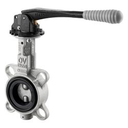 Oventrop Zwischenbau-Absperrklappe mit Hebel PN 16, EPDM Dichtung, DN 125, 1046454... OVENTROP-1046454 4026755440058 (Abb. 1)