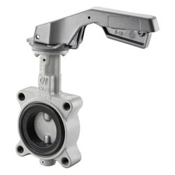 Oventrop Mittelflansch Absperrklappe mit Hebel DN 65, PN 16, EPDM-Dichtung, 1048451... OVENTROP-1048451 4026755301922 (Abb. 1)