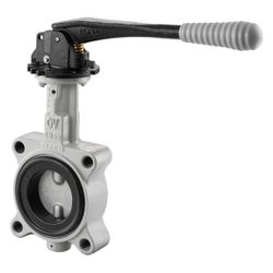 Oventrop Mittelflansch Absperrklappe mit Hebel DN 200, PN 16, EPDM-Dichtung, 1048456... OVENTROP-1048456 4026755301977 (Abb. 1)