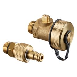 Oventrop Anschlussset 1x Messventil und 1x F und E-Kugelhahn für HydroControl, Steckk... OVENTROP-1060391 4026755125184 (Abb. 1)