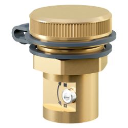 Oventrop Entleeradapter HydroPort, mit Madenschraube fixierbar, Messing, 1069601... OVENTROP-1069601 4026755486872 (Abb. 1)