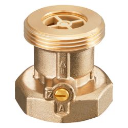 Oventrop SVE Sperrventil DN 32, G 2" Außengewinde, G 2" Innengewinde, PN 10, Messing,... OVENTROP-1070010 4026755128345 (Abb. 1)