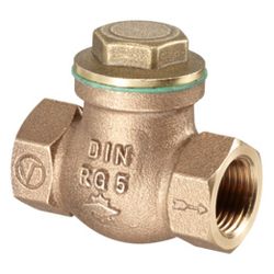 Oventrop Rückschlagklappe DN 25, G 1" Innengewinde, PN 16, Rotguss, 1075008... OVENTROP-1075008 4026755128772 (Abb. 1)