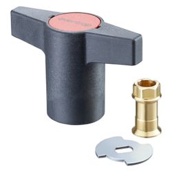 Oventrop Umrüstsatz Kunststoff Knebelgriff, 3/4" und 1", 1076072... OVENTROP-1076072 4026755283372 (Abb. 1)