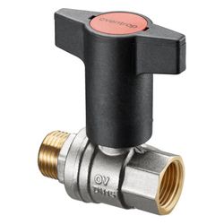 Oventrop Kugelhahn Optiba Knebelgriff DN 40, 1 1/2" Außen- und Innengewinde, Messing,... OVENTROP-1077312 4026755367706 (Abb. 1)